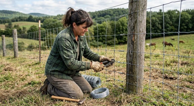 Barbed Wire Fence Installation Service